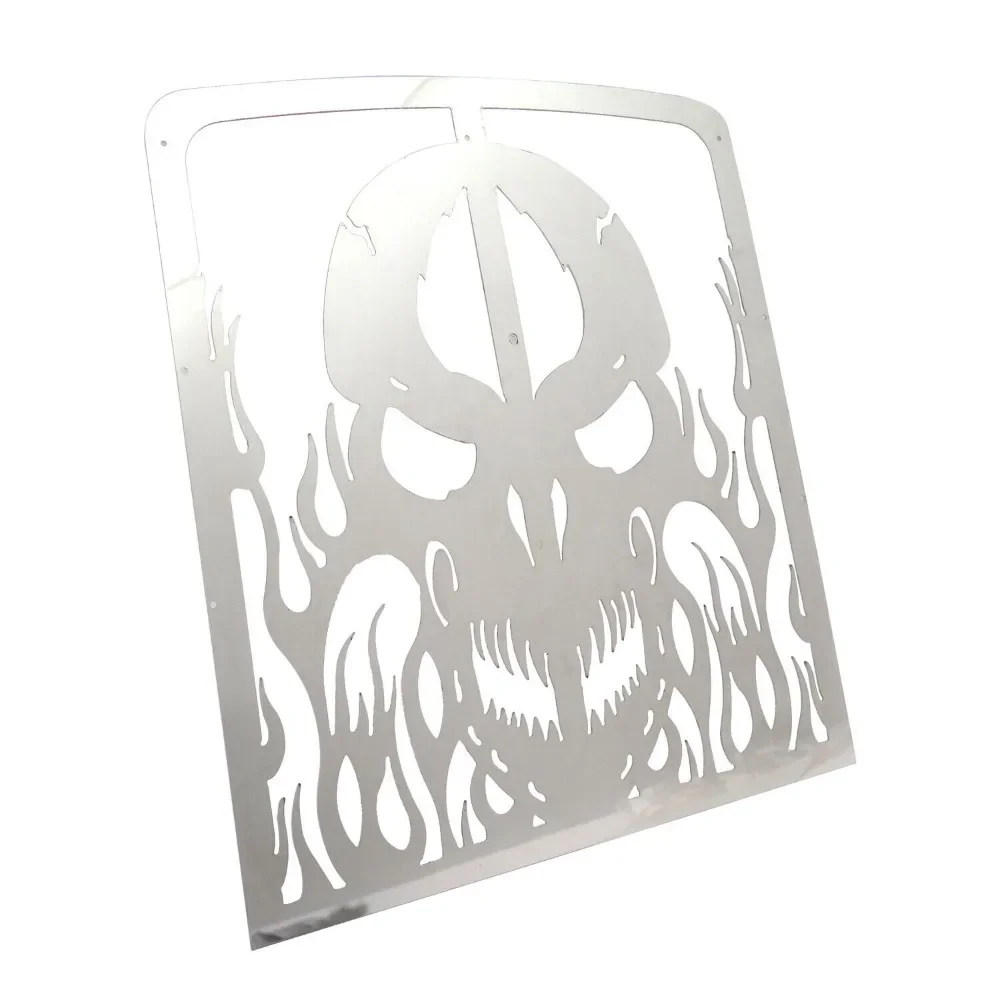 Motorcycle Part Skull Radiator Grille Guard Cover Protector For Yamaha Banshee Grill 1986-2007