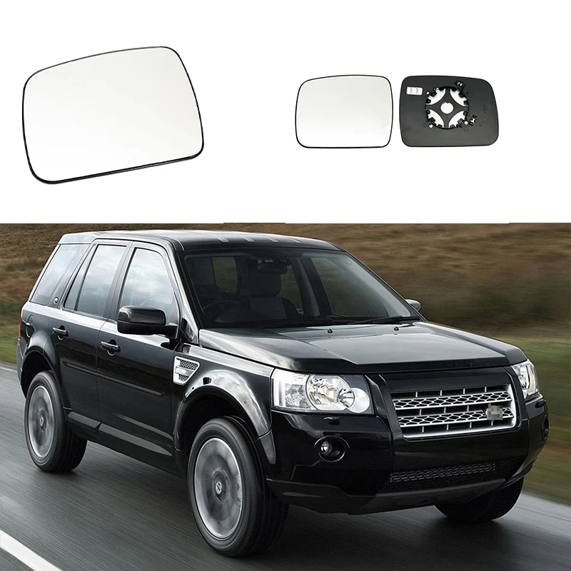 Side Mirror Glass Rear View Rearview Exterior Wide Angle for Land Rover Discovery 4 2010-2013 Land Rover Freelander 2 2010-2015