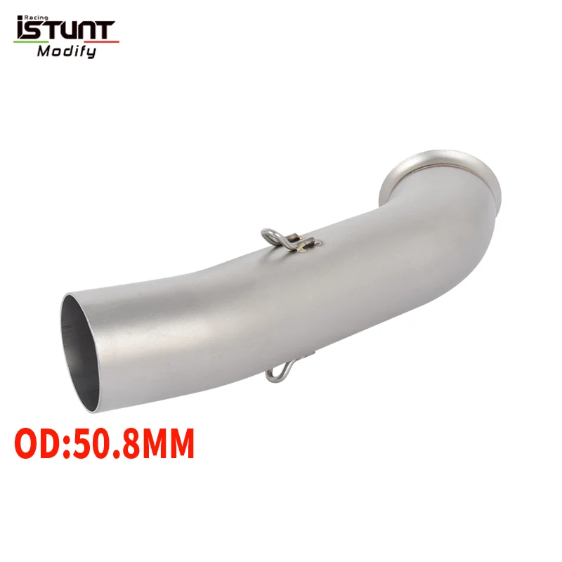 Slip On For KTM DUKE 125 250 390 RC250 RC390 2017 - 2019 Motorcycle Exhaust Espace Moto Mid Link Pipe With DB Killer Muffler - view 4