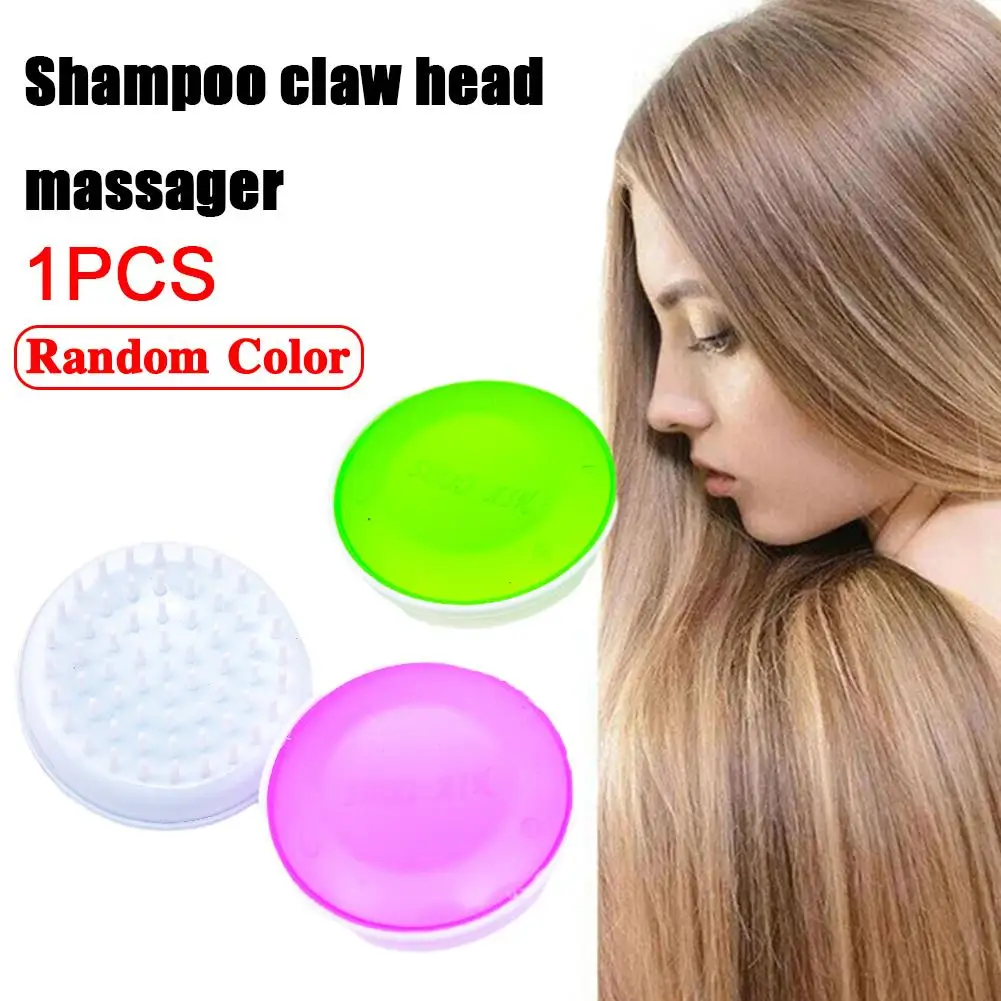 Siliconen Haar Wassen Kam Hoofd Massage Handheld Ronde Borstel Producten Massage Shampoo Kam Verzorging Borstel Bad Haar Hoofdhuid Bathr R3m1