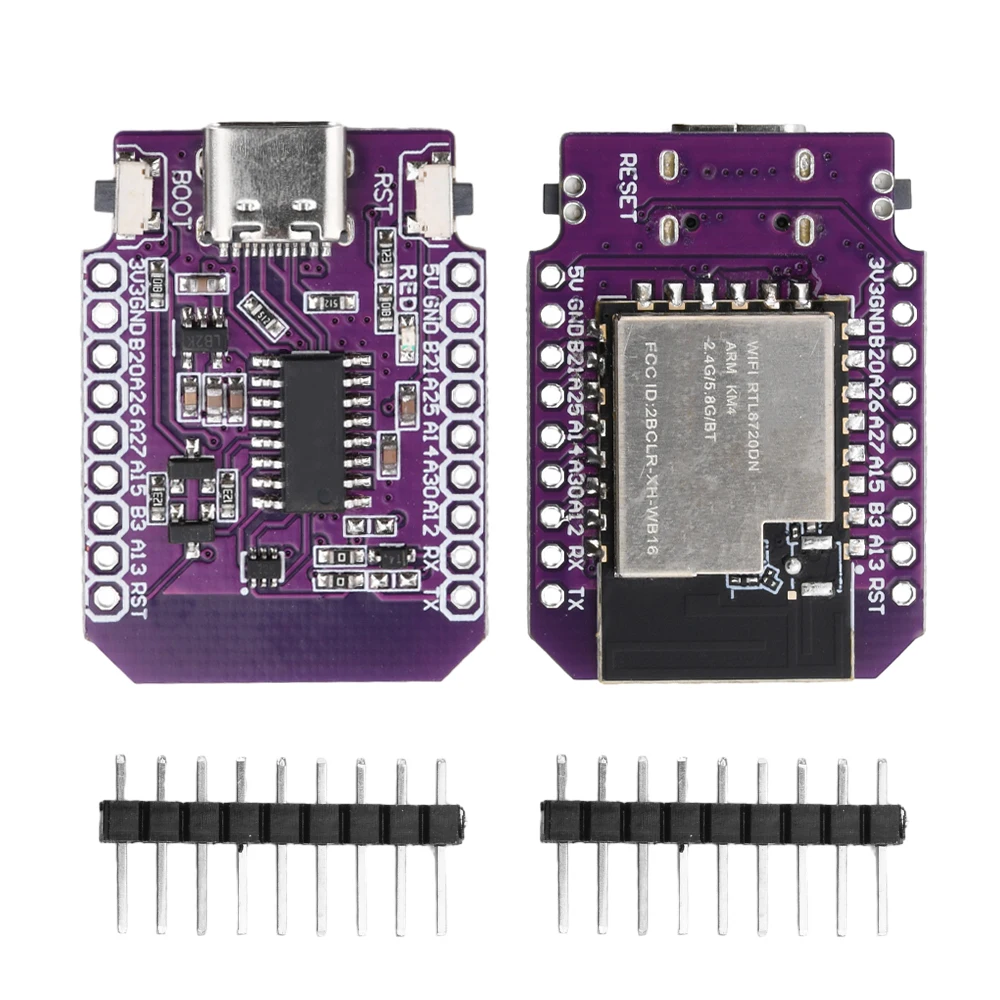 Mini BW16 Development Board RTL8720DN Dual Band Wifi BT Development Module Support Secondary Development