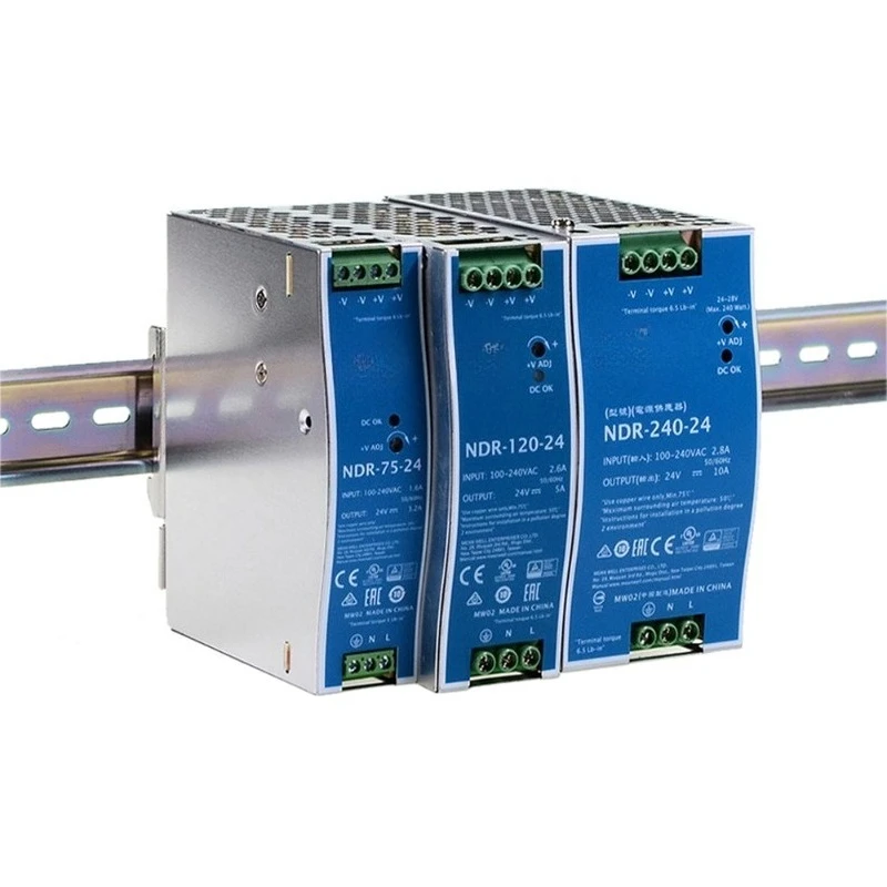 

220 to 24V switching power supply 12/36/48 rail 75E240W120 DC 480/DRP