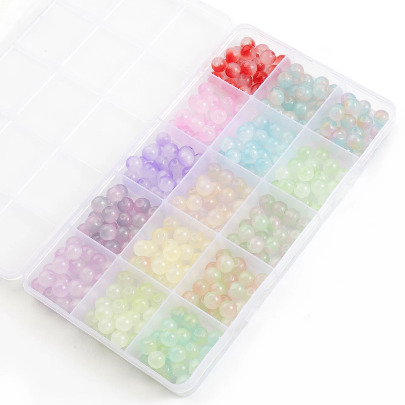 Glass Beads Bracelet Making Kits with 28 Colors