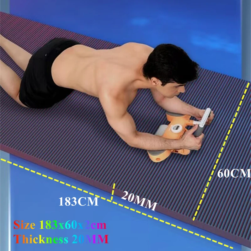 

20MM Thick Yoga Mats183x60CM Fitness Anti-slip Sport Fitness Mat for Exercise Yoga and Pilates Gymnastics Mat Fitness Equipment