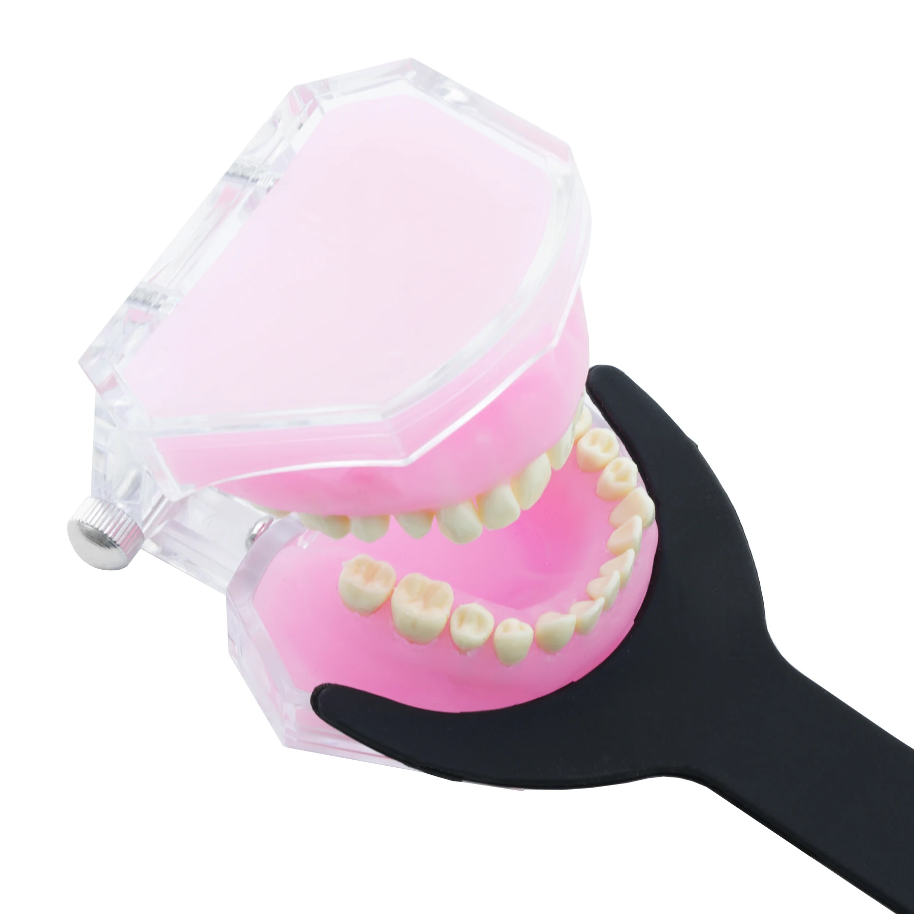 WELLCK 1pc Autoclavable/Bending Dental Photo Contrast Plate Photographic Black Background Board Dentist Tools