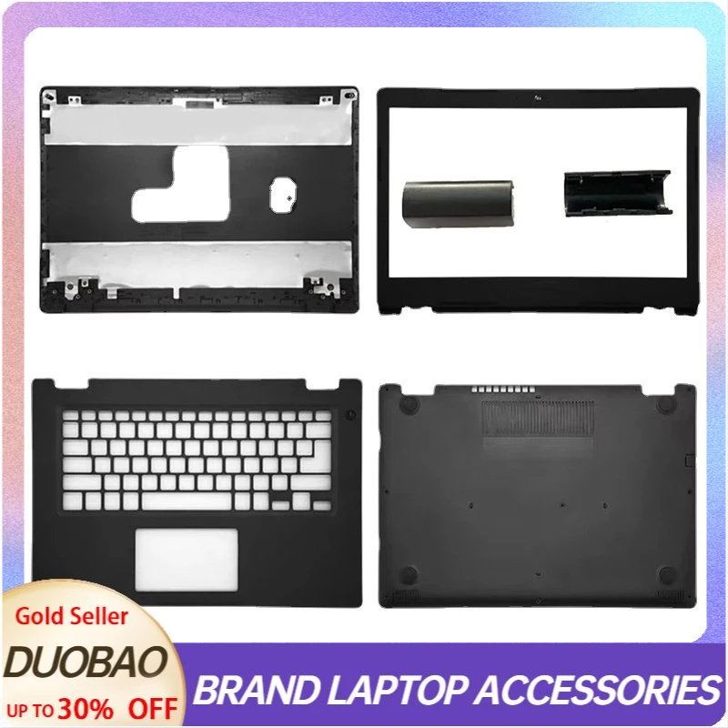 

NEW For Dell Latitude E3490 3490 Series 14" LCD LCD Back Cover / LCD Front Bezel / Palm Rest / Bottom Cover / Hinge / Black