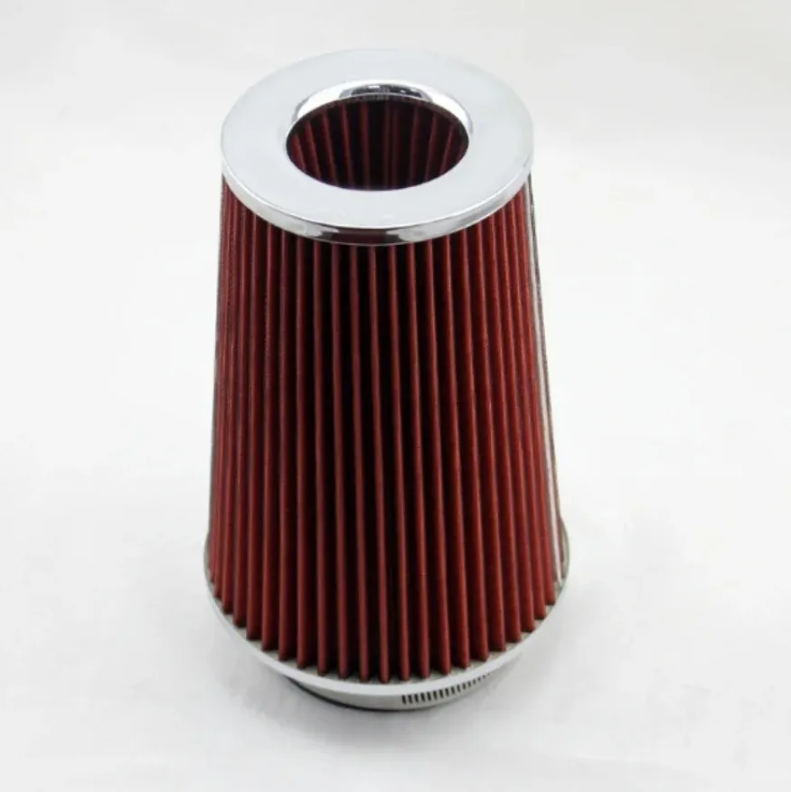 Universal 3 Inch 76 mm Cold Air Intake Clamp-On Sports Air Filter High Performance Washable Car Professional Spare Parts 1x