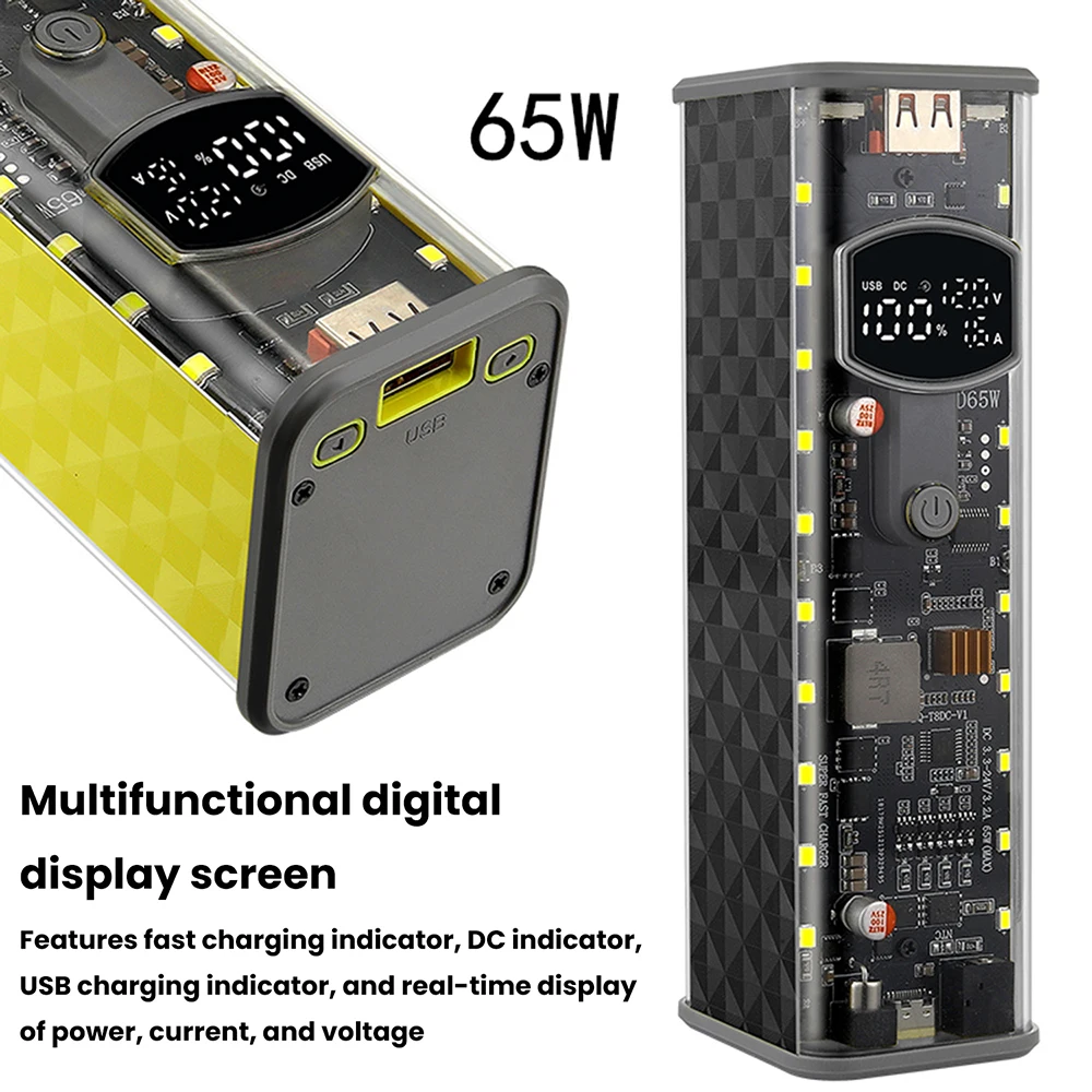 علبة بنك طاقة PD 65W قابلة للت - مراجعة Battery Case Storage وسعره