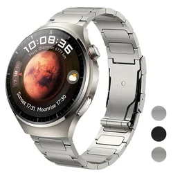 Luxury TItanium Alloy Strap For Huawei Watch 4 Pro Metal Bracelet For Huawei Watch 4 Series GT3 Pro 46mm Business Band Correa