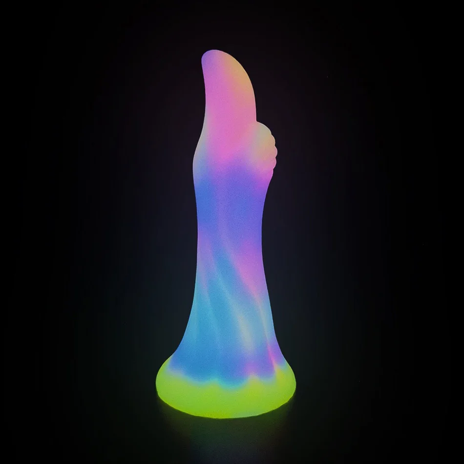 VAZEEK Luminous Sex Machine Attachments Masturbation Dildos for Women Man Silicone Stimulate Accessories Vagina&Anal Sex Toys