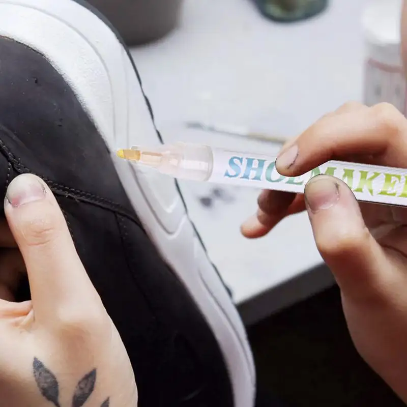 Shoes Stains Removal Waterproof Sneakers Anti Oxidation Pen Repair Repairing Pen Shoe Marker Shoe Leather Repair Paint for Shoes