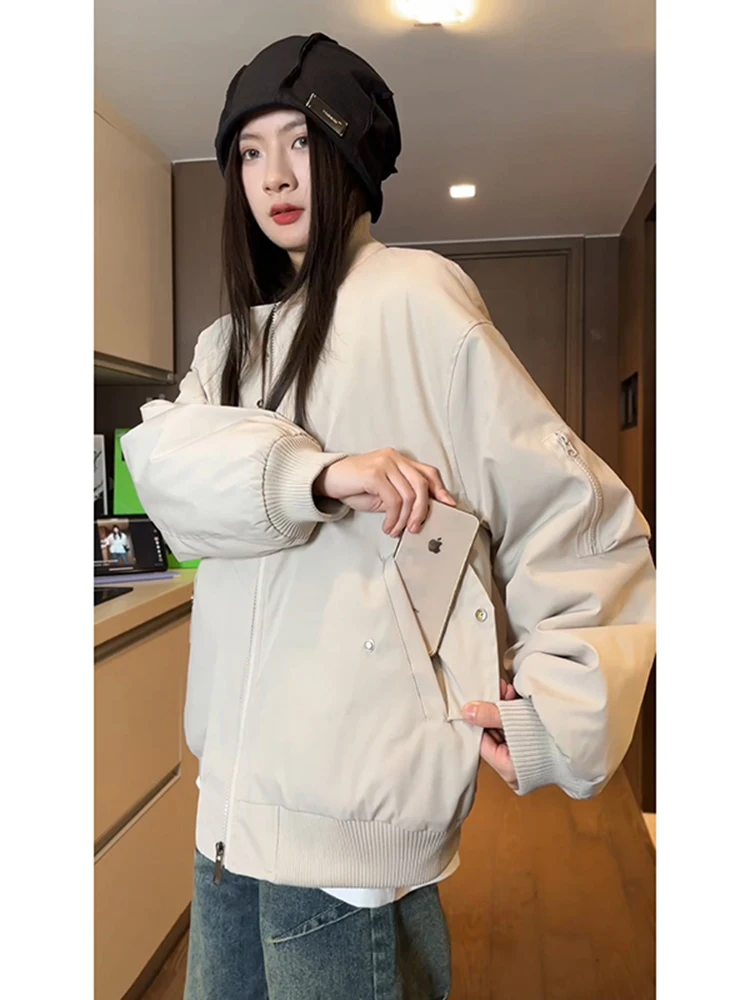 

Мужская куртка-бомбер American Sle Cleanfit с подкладкой на плечах, в стиле пилот, весенняя, модная, молодежная, из полиэфирного волокна