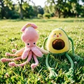 green pink
