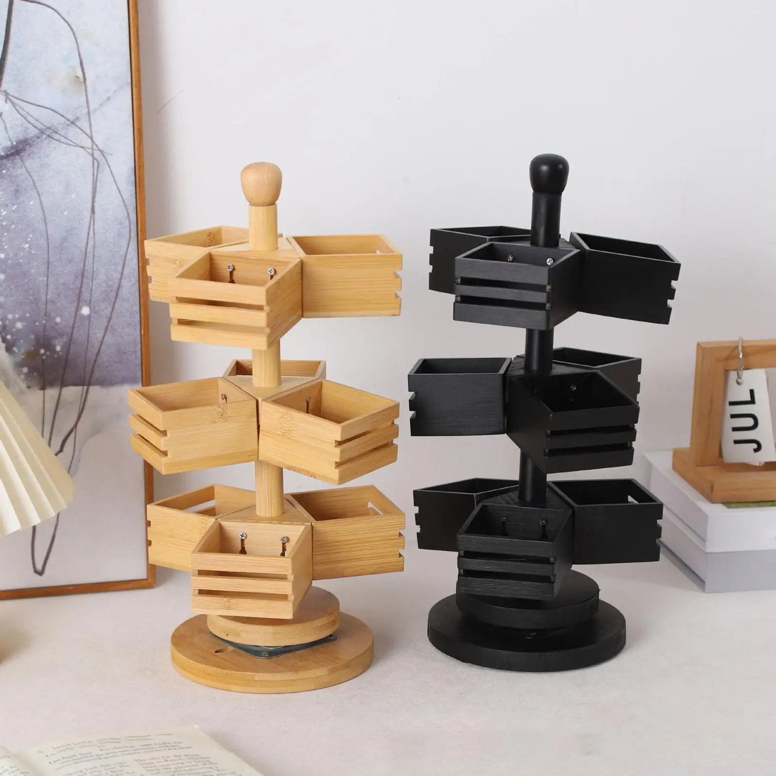 

Органайзер для чайных пакетиков, 3 уровня, 9 отделений, сундук для хранения чая, подставка для чайных пакетиков для дома, кухни, кладовой, кафе, офисного стола