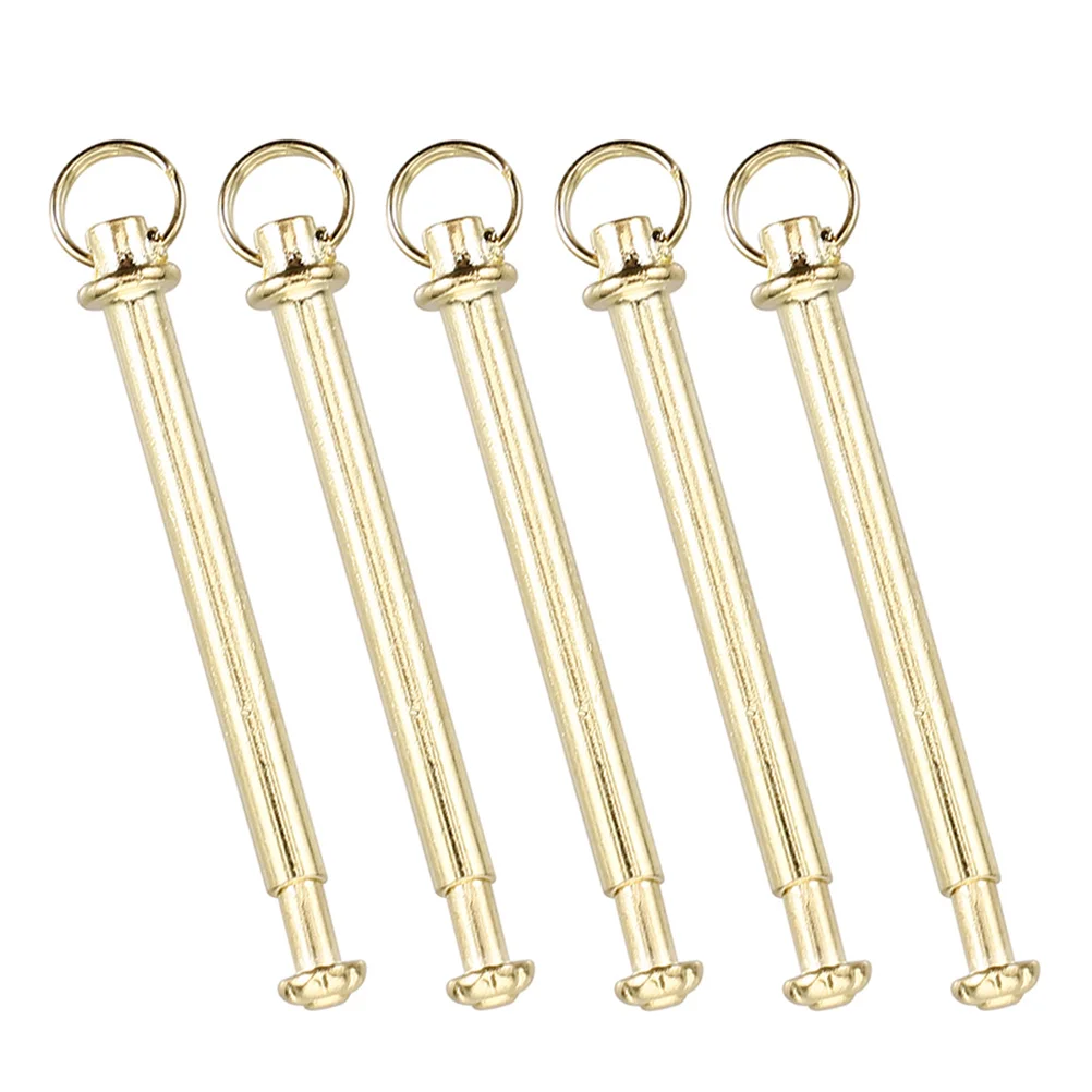 

5Sets Hand Fan Repair Kit Metal Rivets Nuts Fasteners DIY Handmade Folding Fans Parts Handheld Fan Shaft Shaft