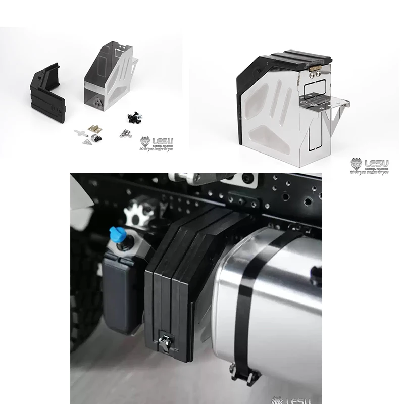 

1/14 RC LESU Metal Water Tank Tuner Model Outdoor Toy DIY Parts for Tamiya Truck