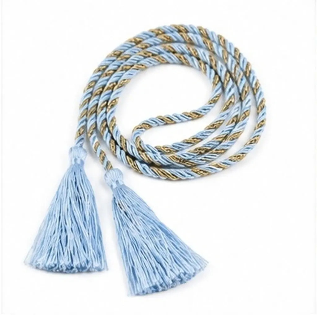 2Pcs Chic Tassel Curtain Tie Rope Set Made of Soft Cotton for Stylish Window Curtain Decoration Living Room Bedroom Studio