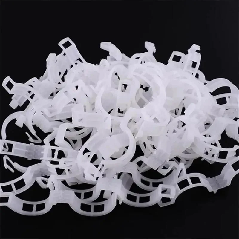 50-500PCS Fruit Clip Garden Plant  Plastic Binding Vine Binding Branch Clip Support Tomato Fixing Clip Plant Holder Trellis Clip