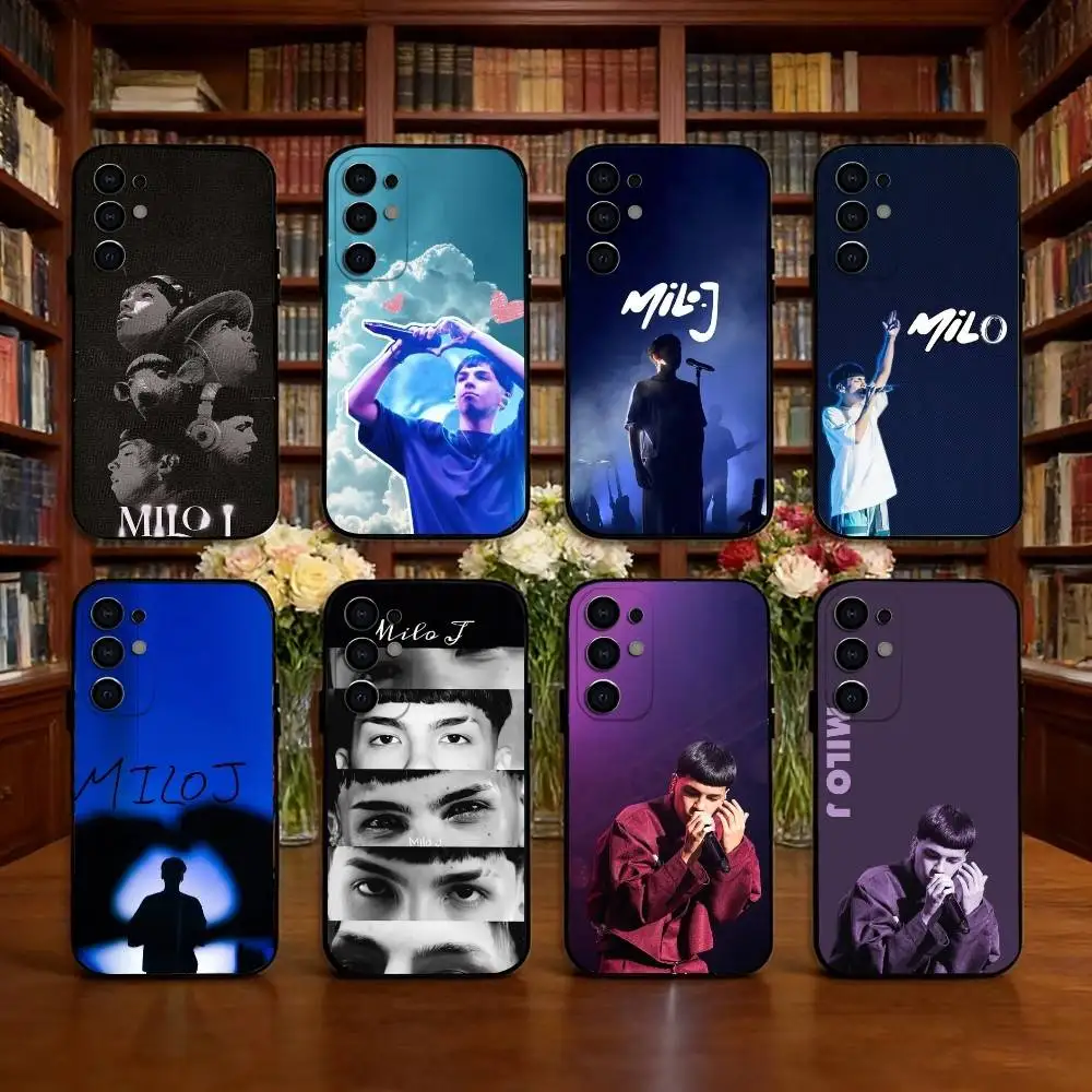 

Rapper M-Milo J Phone Case For Samsung S25,S24,S21,S22,S23,S30,Ultra,S20,Plus,Fe,Lite,Note,10,Black Cover