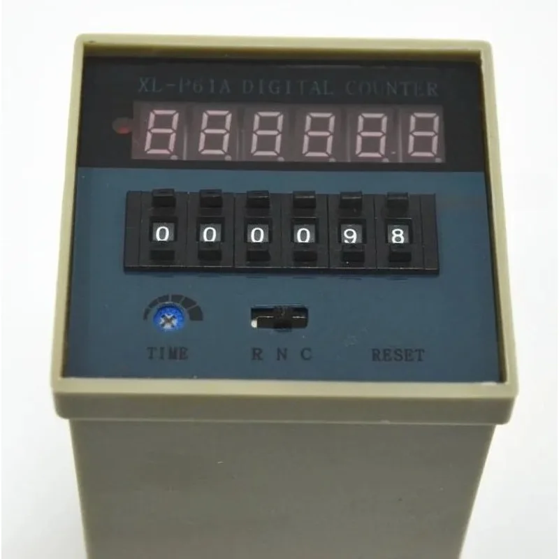 6-digit preset counter XL-P61A with power outage memory electronic digital display counter