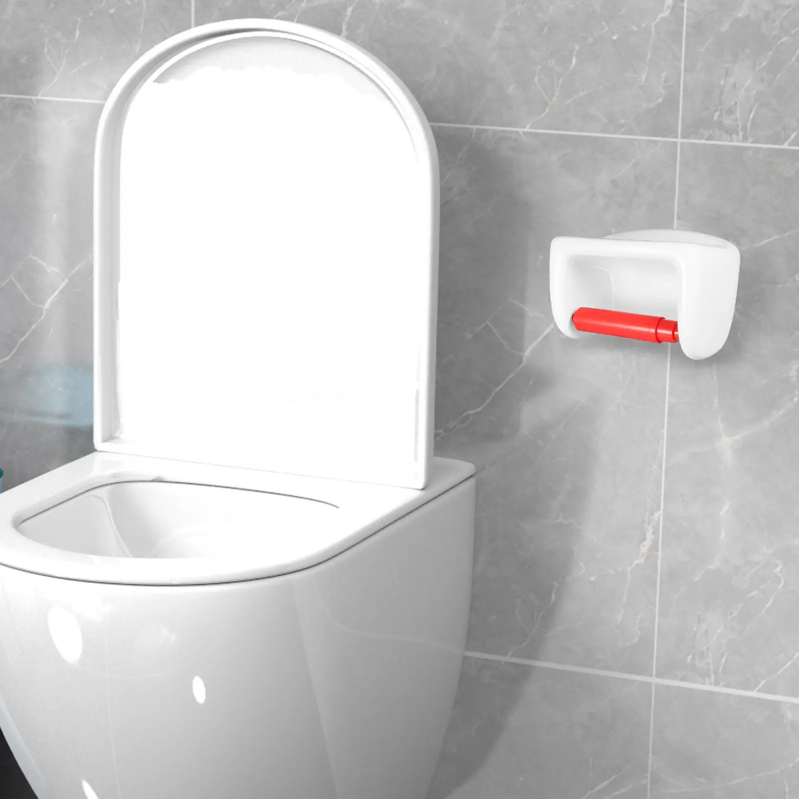 2Pcs Plastic Toilet Tissue Roller Smooth Spinning Mechanism Adjustable Fit for Various Roll Holders Bathroom Accessories