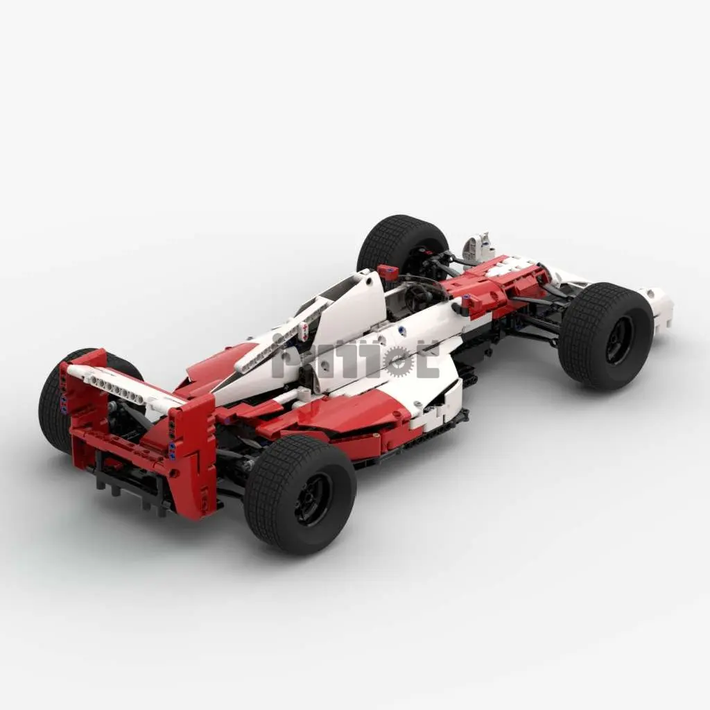 Moc-101407 Elton Senna F1 racing app telecomando 819 pezzi descrizione elettronica splicing building block technology assembly