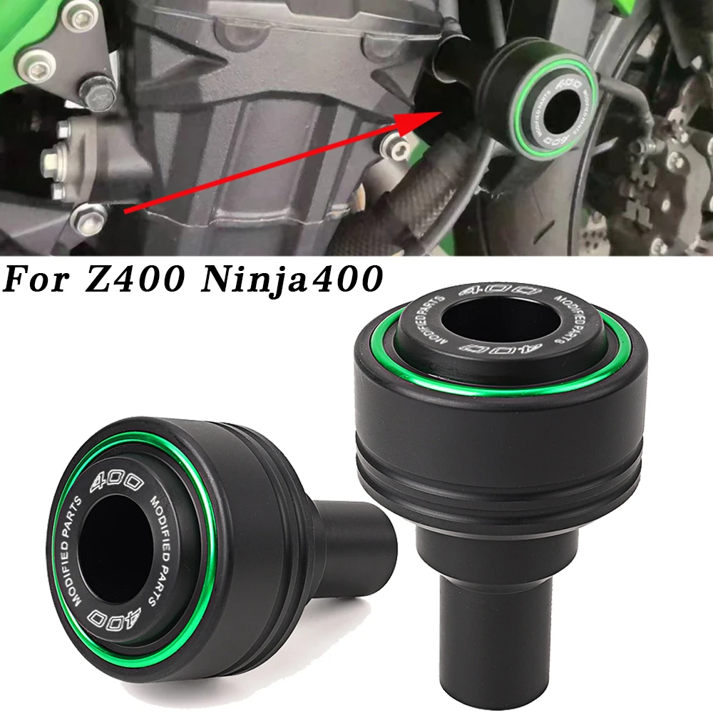 

For Kawasaki Ninja400 Z400 Z 400 Ninja 400 2018-2023 2024 CNC Motorcycle Frame Sliders Falling Protection Pad Crash Protector