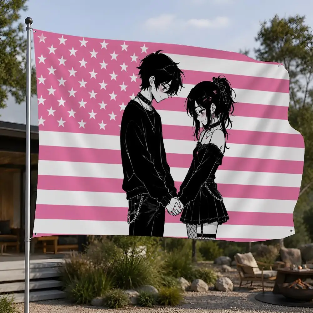 Game The Coffin Of Andy And Leyley Flags Flags Minimalist Fabric   Outdoor Garden Banner Hanging Sign for Shop Home Decor