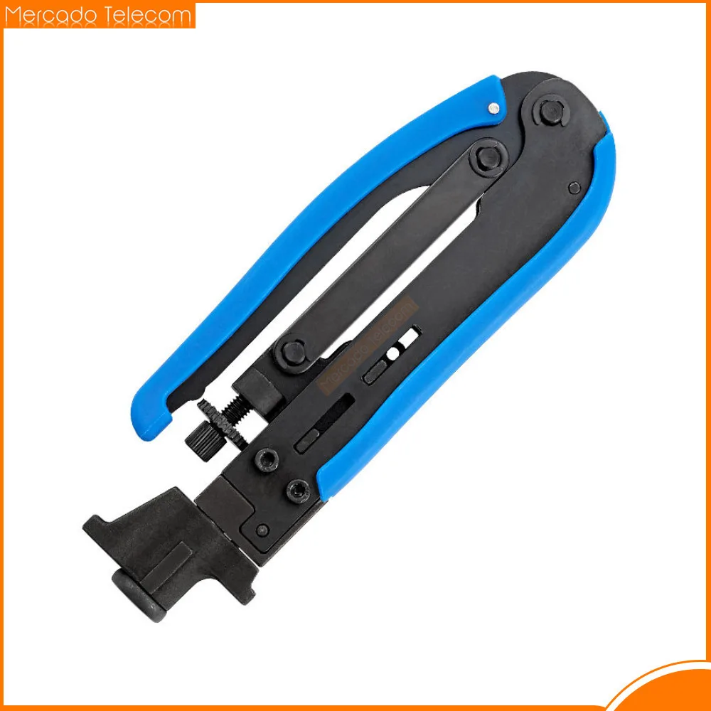 1pcs Carbon Steel Compression Wire Crimper Plier Crimping Tool For RG59 RG6 Cable F Coaxial Connectors Cable TV Crimper Tool