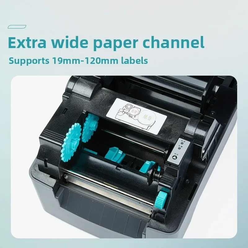 Desktop thermal transfer printer multi-function, thermal high definition Bluetooth self-adhesive coated paper printing 2