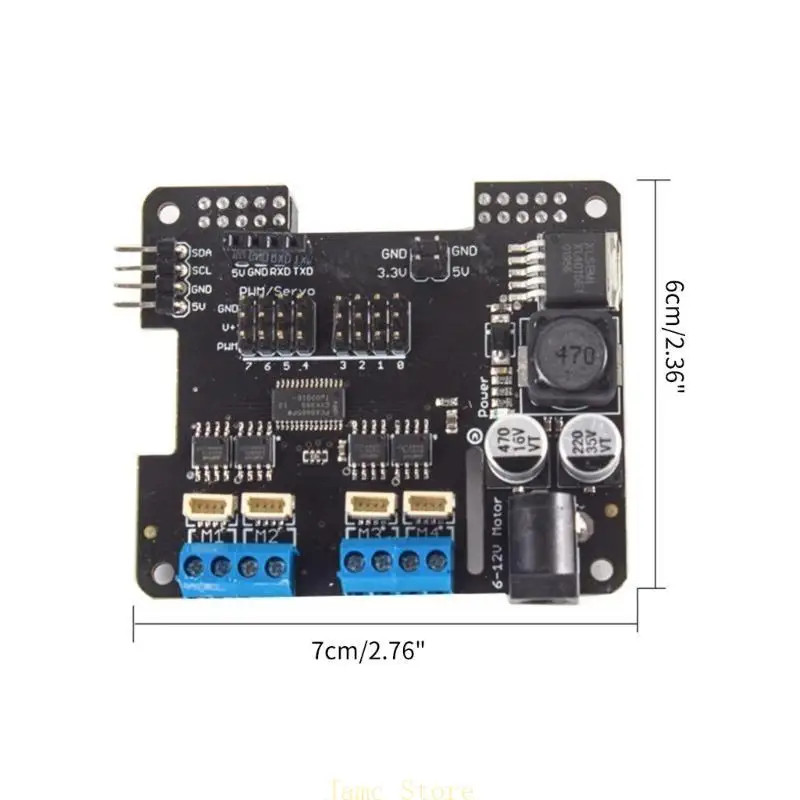 LX0B New Stepper Motor HAT Extension Modules with Built in Regulator Circuit