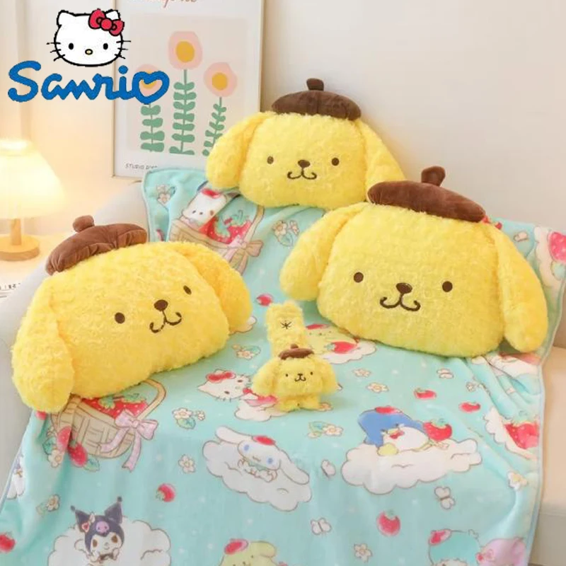 

Sanrio Kawaii Pom пурин плюшевая игрушка мягкая диван автомобиль подушка одеяло Аниме Мягкие плюшевые куклы мультфильм декоративные игрушки Рождественский подарок