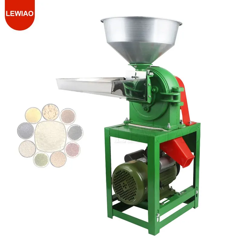 Grinder Machine Electric Feed And Flour Mill Cereals Grinder Rice Corn Grain Coffee Wheat Grain Mill