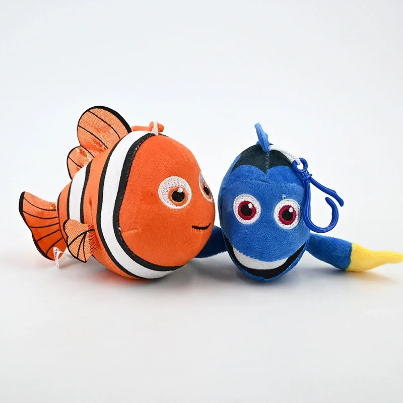 Anime Classic Character 10cm Finding Nemo Dory Cartoon Plush Toy Pendant Cute Cotton Doll Children's Birthday Christmas Gift