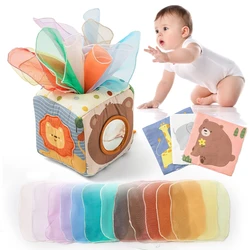 Baby Montessori Spielzeug Magie Tissue Box Finger Ausübung Beschäftigt Bord Pädagogisches Lernen Aktivität Sensorischen Spielzeug Für Kinder Baby Spiel