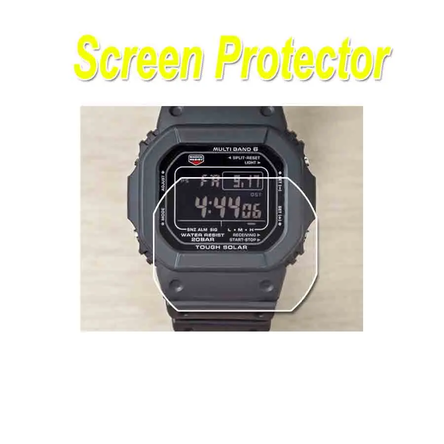 

3PCS TPU Screen Protector For Watch GW-S5600 G-5600 GWM5610 GLS-5600 GWM5600 Protector Nano Explosion-proof Film