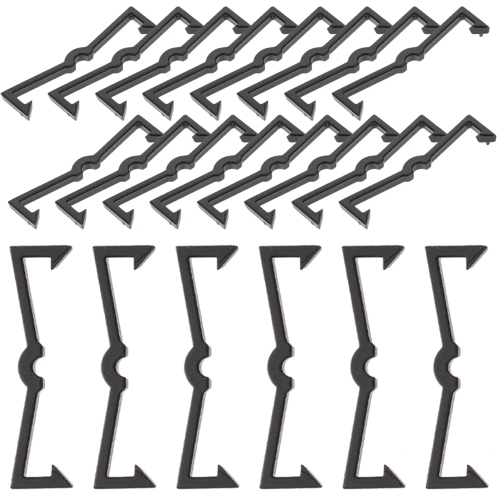 50pcs Pegboard Locks Hook Clips Retainers Garage Accessories Pegboard Clip Secure Plastic Locks Fix Shelf Stoppers