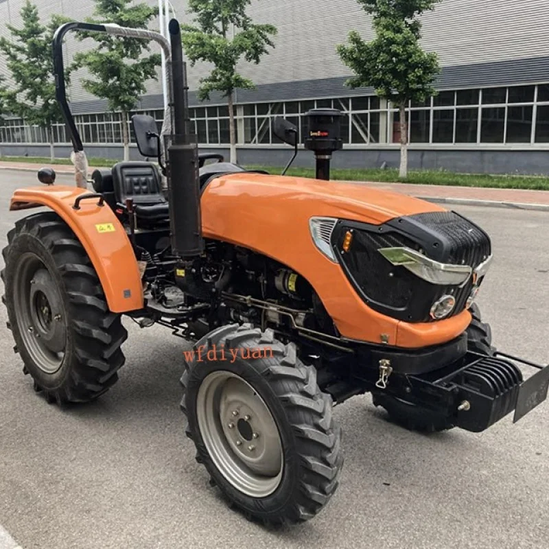 durable：4x4 60hp sunshade farm tractor electric start traktor diesel engine trator