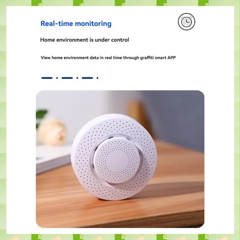 2025 Tuya WIFI مراقبة جودة الهواء 5 في 1 الفورمالديهايد VOC CO2 مستشعر كاشف درجة الحرارة والرطوبة يدعم جهاز التحكم عن بعد، Tuya #4