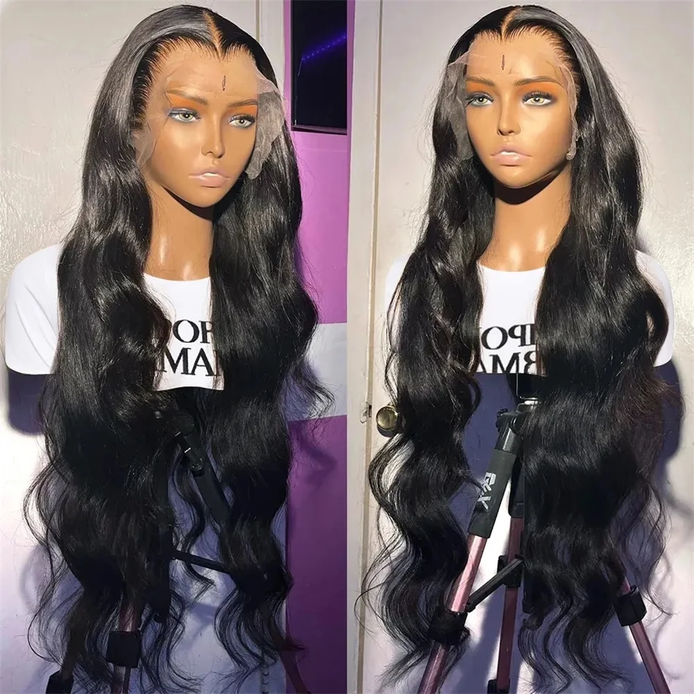 13x6 Lace Front Human Hair Wigs For Women Brazilian 13x4 Transparent Lace Frontal Wig 180 Density Body Wave 4x4 Lace Closure Wig