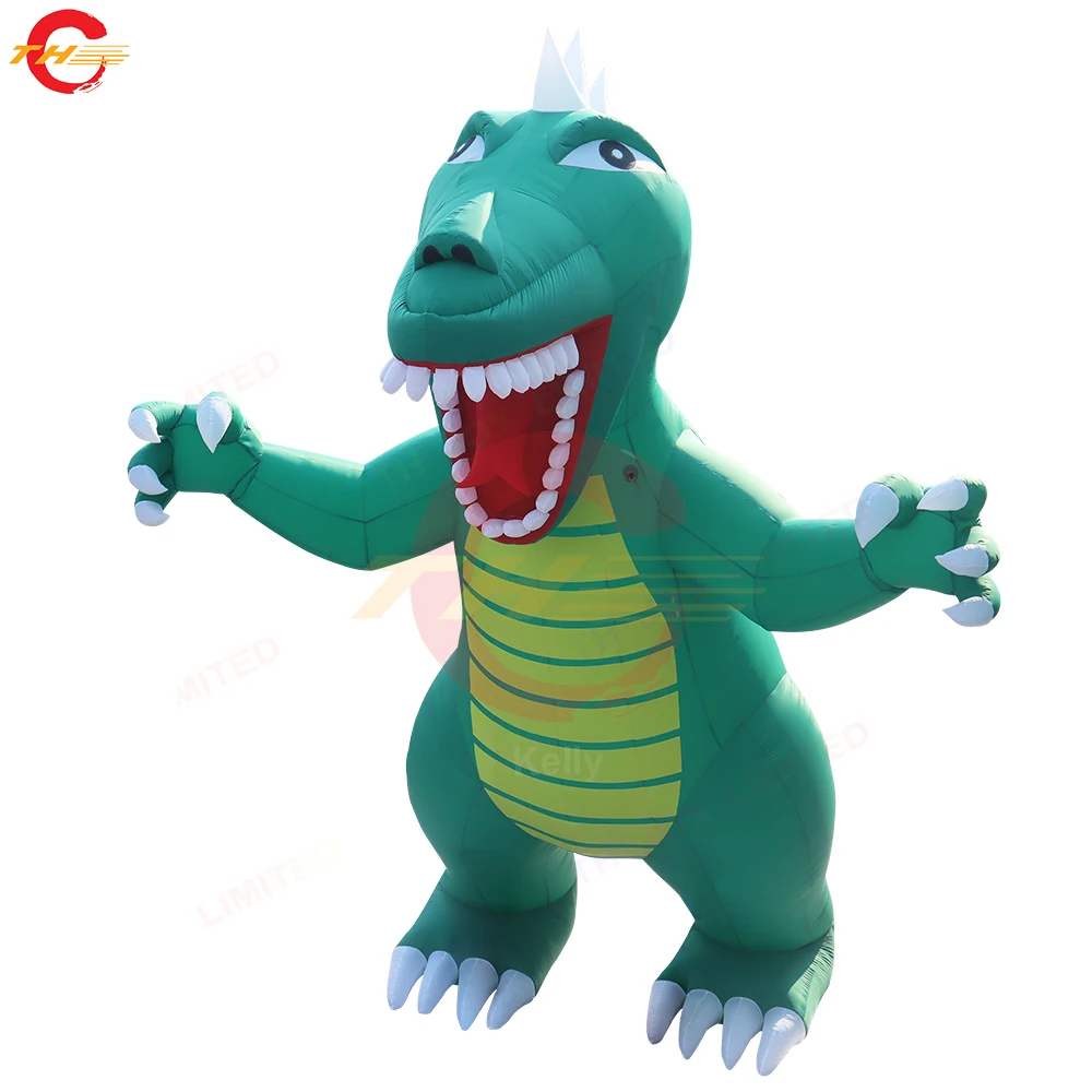 Free Shipping Customized Advertising Inflatable Dinosaur Model Green Dragon Replica for Decoration Promotion