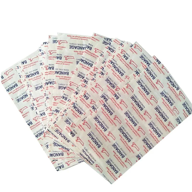 

20-120Pcs Band-Aids Waterproof Breathable Cushion Adhesive Plaster Wound Hemostasis Sticker Band First Aid Bandage Medical Gauze