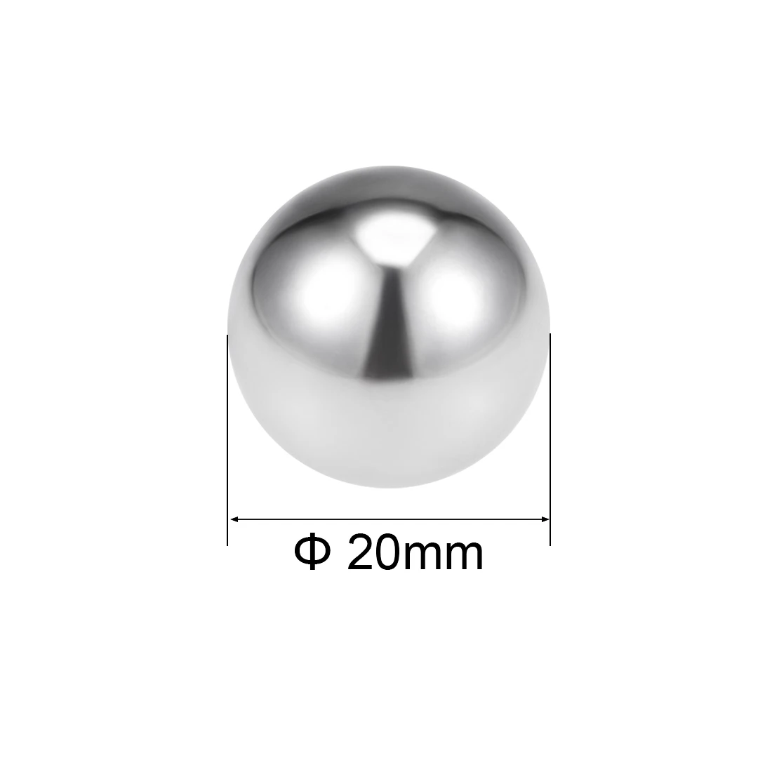 Uxcell 1-10pcs 20mm 25mm 26mm 27mm 30mm 32mm 35mm Bearing Balls 304 Stainless Steel G200 Precision Balls for Couplings