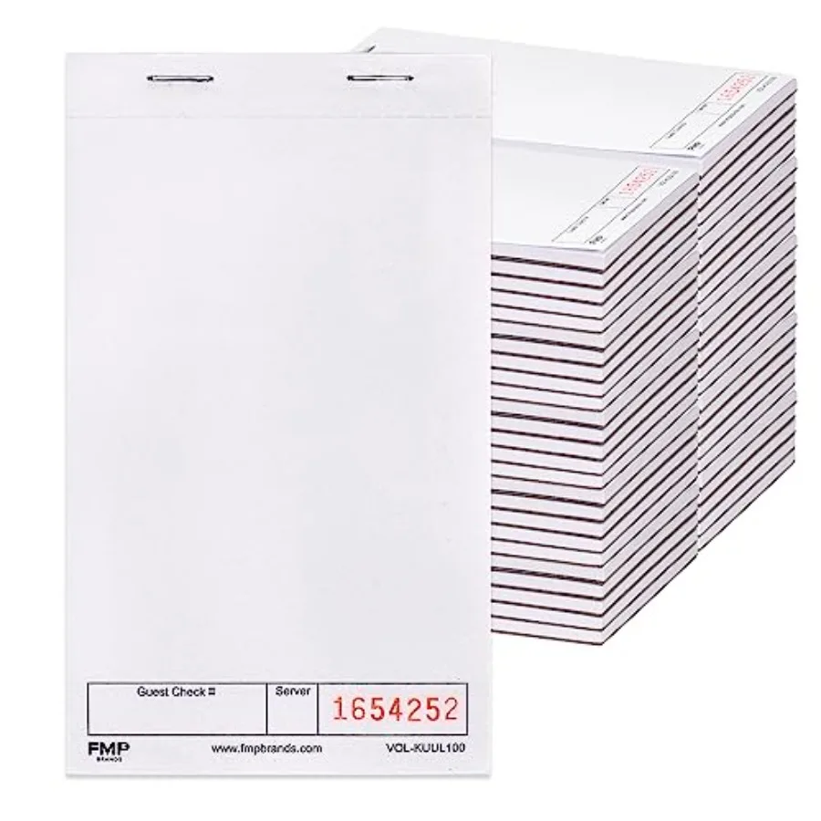 

0 Pack Guest Checks Pads Server Notepad for Waitress Memo Scratch Pad Server Waitress Waiter Book Order Pads for Servers Number