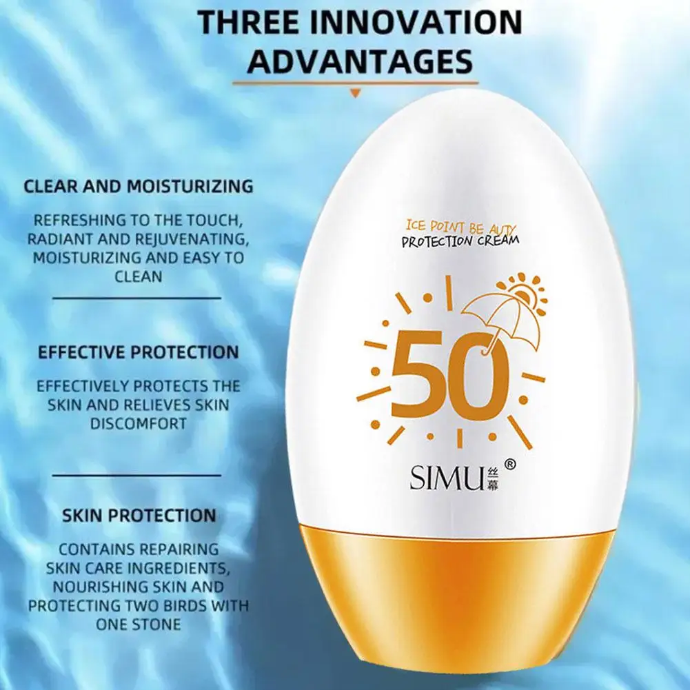 60g Face Body Screen Cream Uv Protective Cream Fast Anti Block Brightening Isolation High Spf50+ Moisturiz J7n7