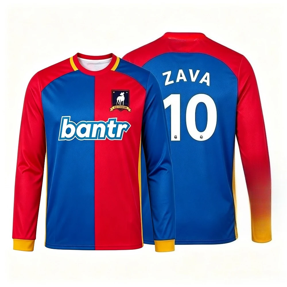 Ted Lasso AFC Richmond Long Sleeve Jersey Rojas 14 Zava 10 Tartt 9 Football Shirt Bantr Sports Fan Uniform Men Women Sportswear view 3
