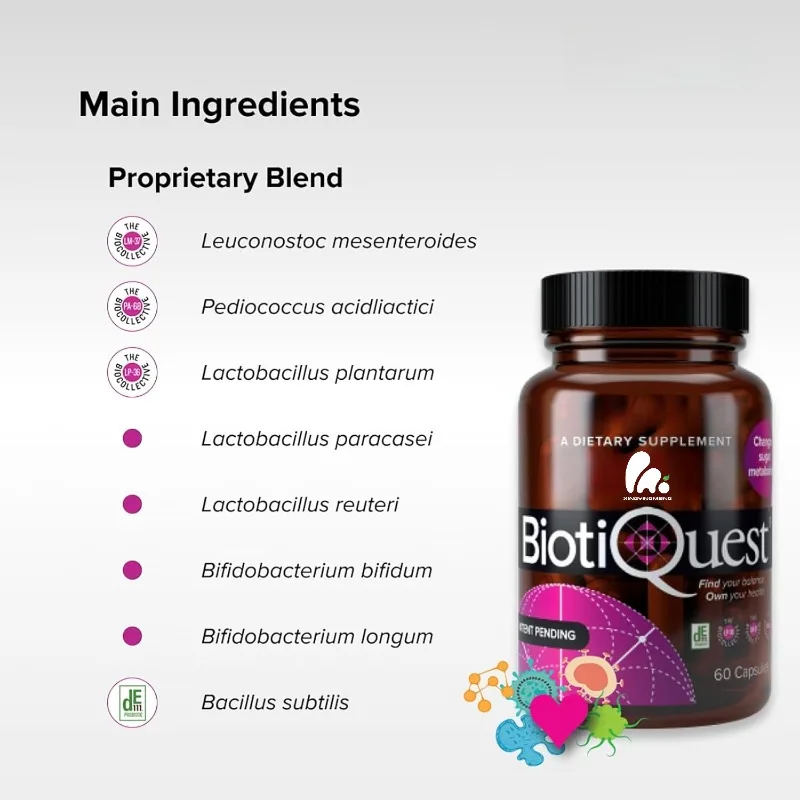 

Probiotics, 22 billion CFU, non GMO and gluten free, 60 capsules