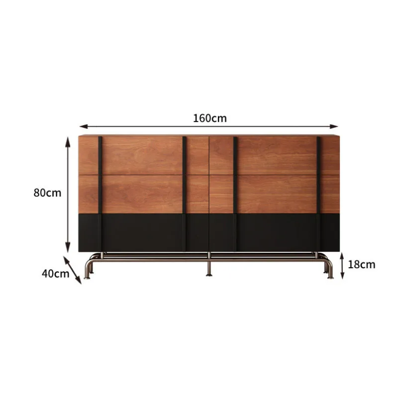 Buffet Secure Living Room Cabinet Vintage Large Capacity Storage Cabinet Sideboard Practical Armario Sala Modern Home Furniture