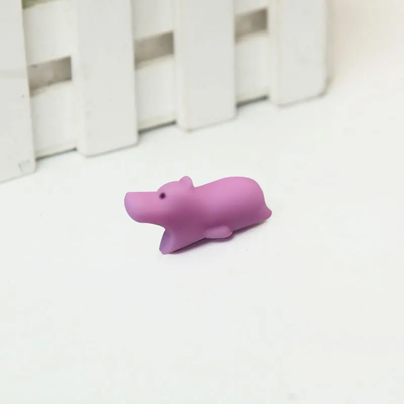 Защитный чехол для кабеля передачи данных, устройство для намотки кабеля с героями мультфильмов, мягкий клей, устройство для наклеивания, зарядный кабель, клей для животных