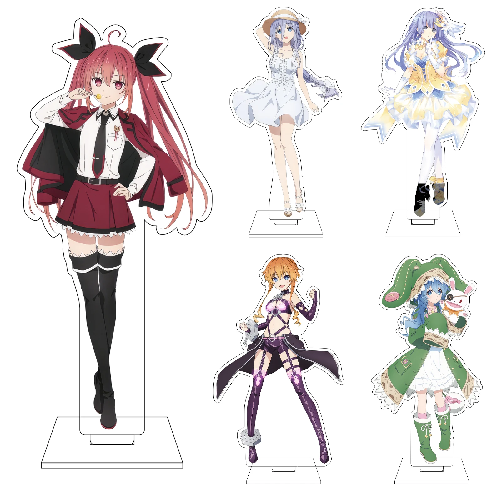 16CM Anime DATE A LIVE Cosplay Acryl-Figur Ständerfigur Itsuka Shido Yatogami Tohka Kotori Itsuka Ornamente Geschenke